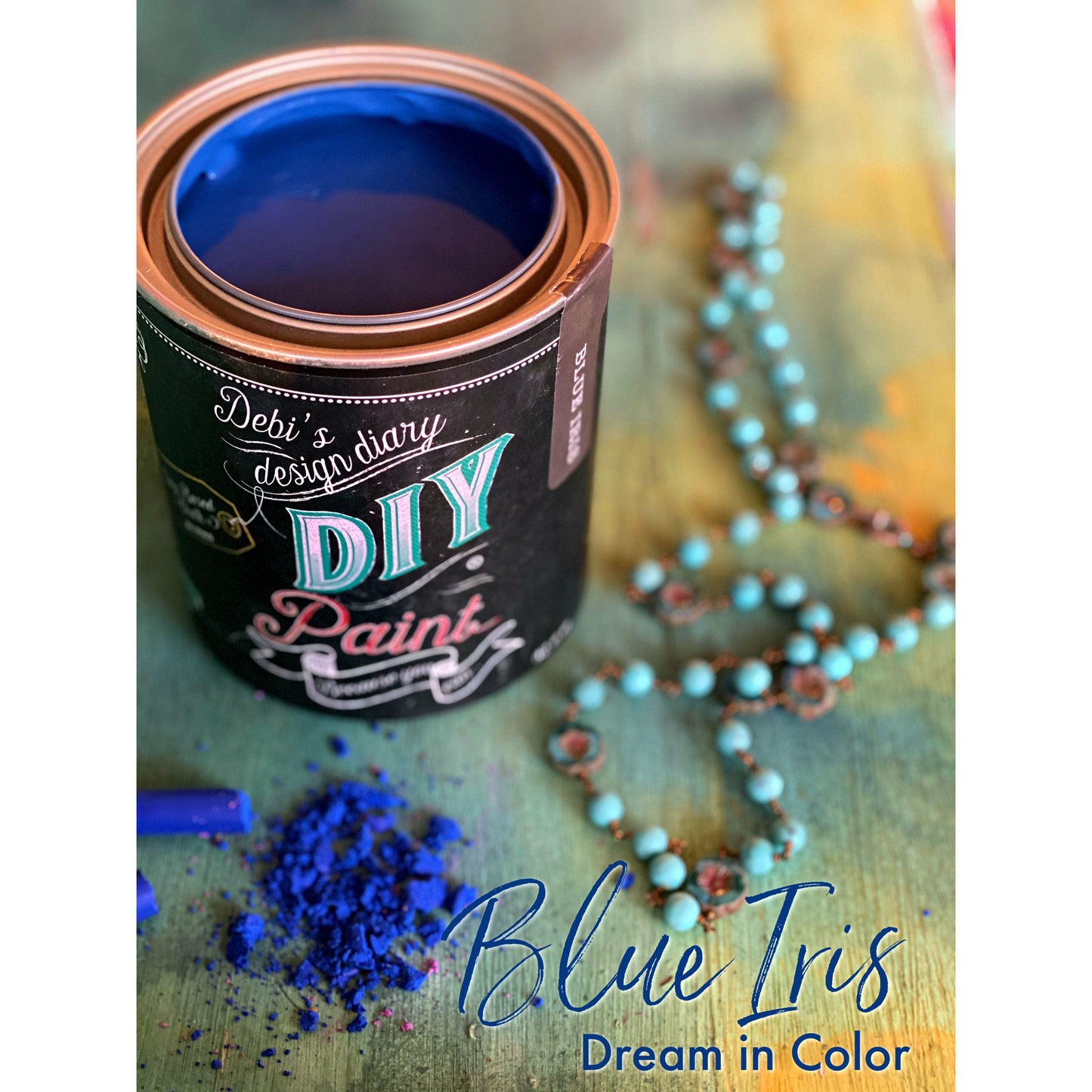 Blue Iris DIY Paint