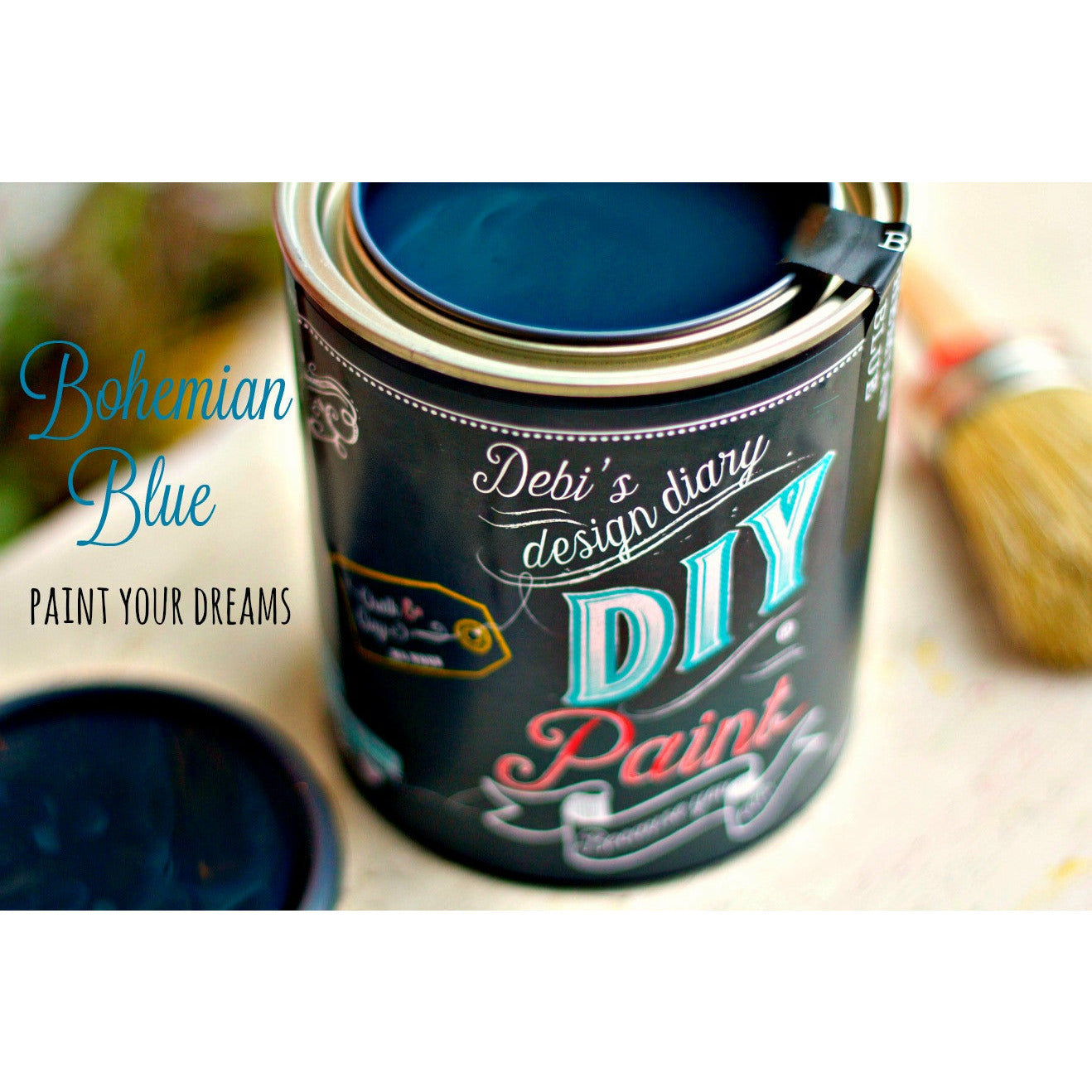 Bohemian Blue DIY Paint